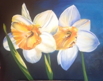 Ella Daffodils Acrylic
